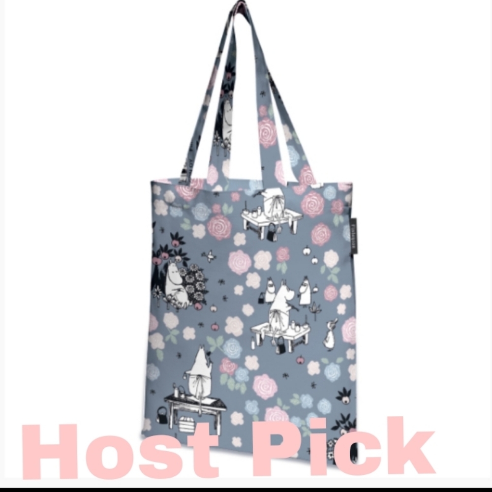 ๐ NWT Moomin Blue/no Tote " Moomin mamma is dreaming" - Picture 1 of 7